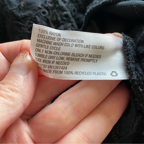 Mossimo size xs black strapless romper - Picture 6 of 6